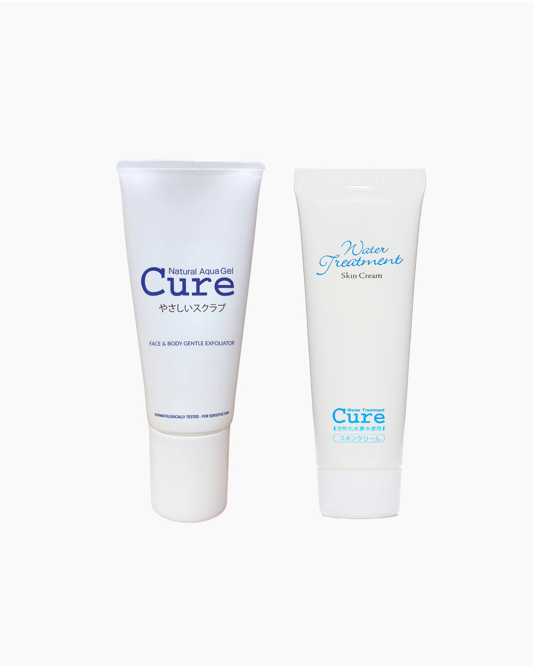 travel-friendly aqua gel exfoliator and water treatment oil-free moisturizer